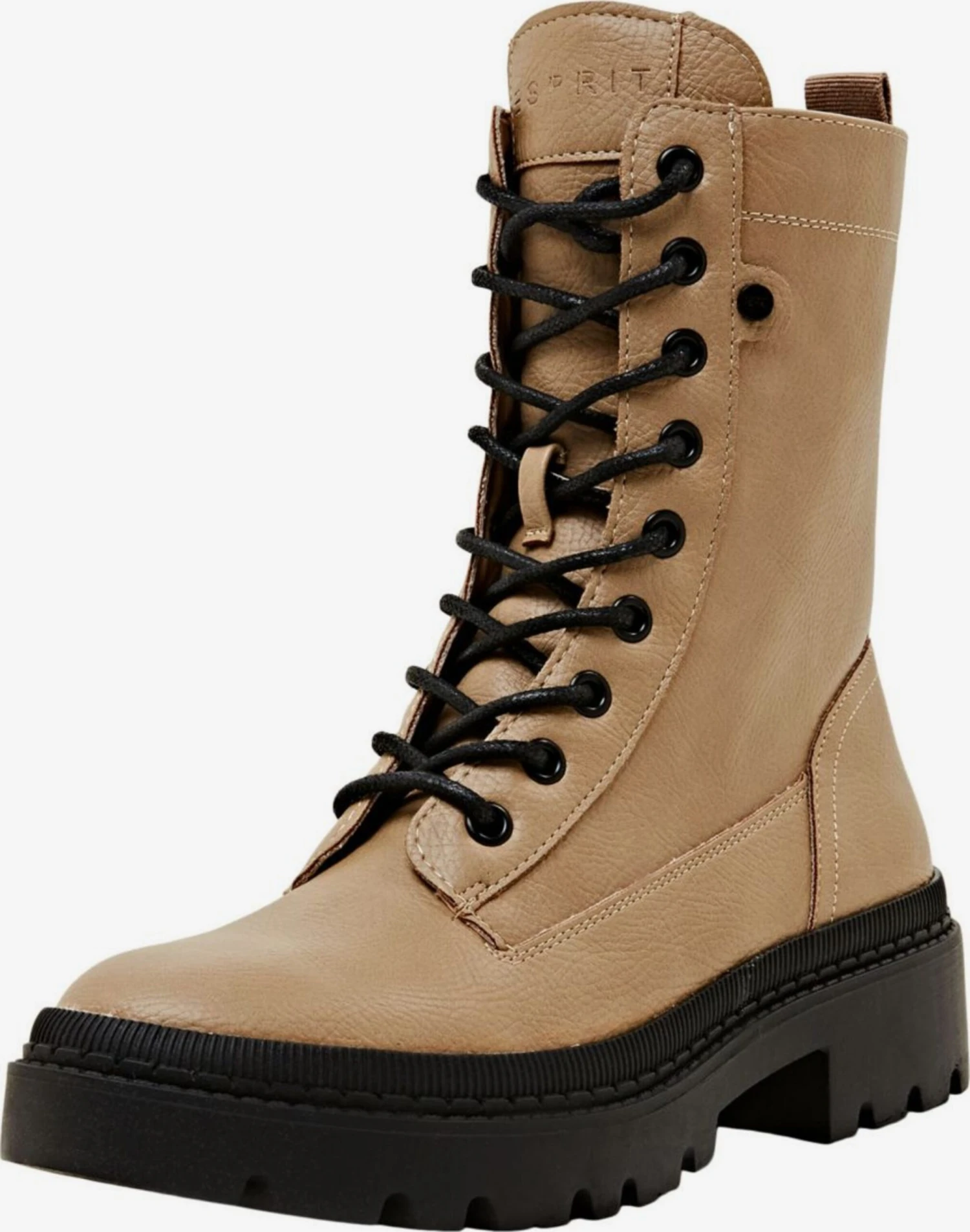 ESPRIT Enkellaarsjes Veterlaarsjes Dames Bruin 3 ESPRIT Enkellaarsjes Veterlaarsjes Dames Bruin