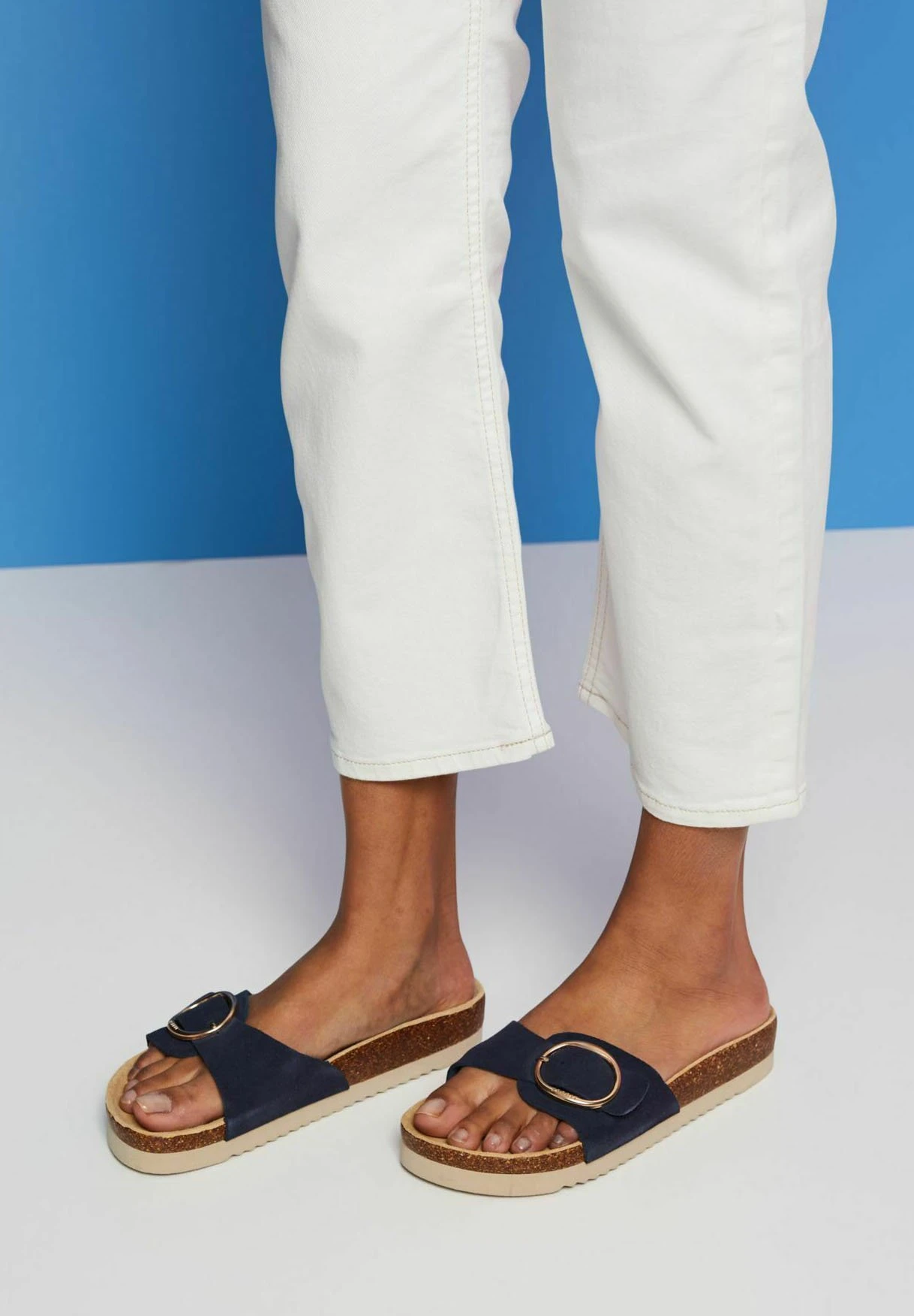 ESPRIT Mit Schnalle - Muiltjes - Navy 3 ESPRIT Mit Schnalle - Muiltjes - Navy