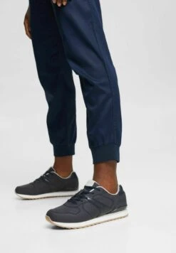 ESPRIT Material-Mix-Sneaker In - Sneakers Laag - Navy