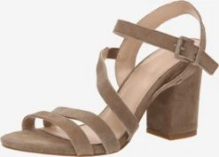 ESPRIT Sandalen Met Hak Sandaal Dames Donkerbeige