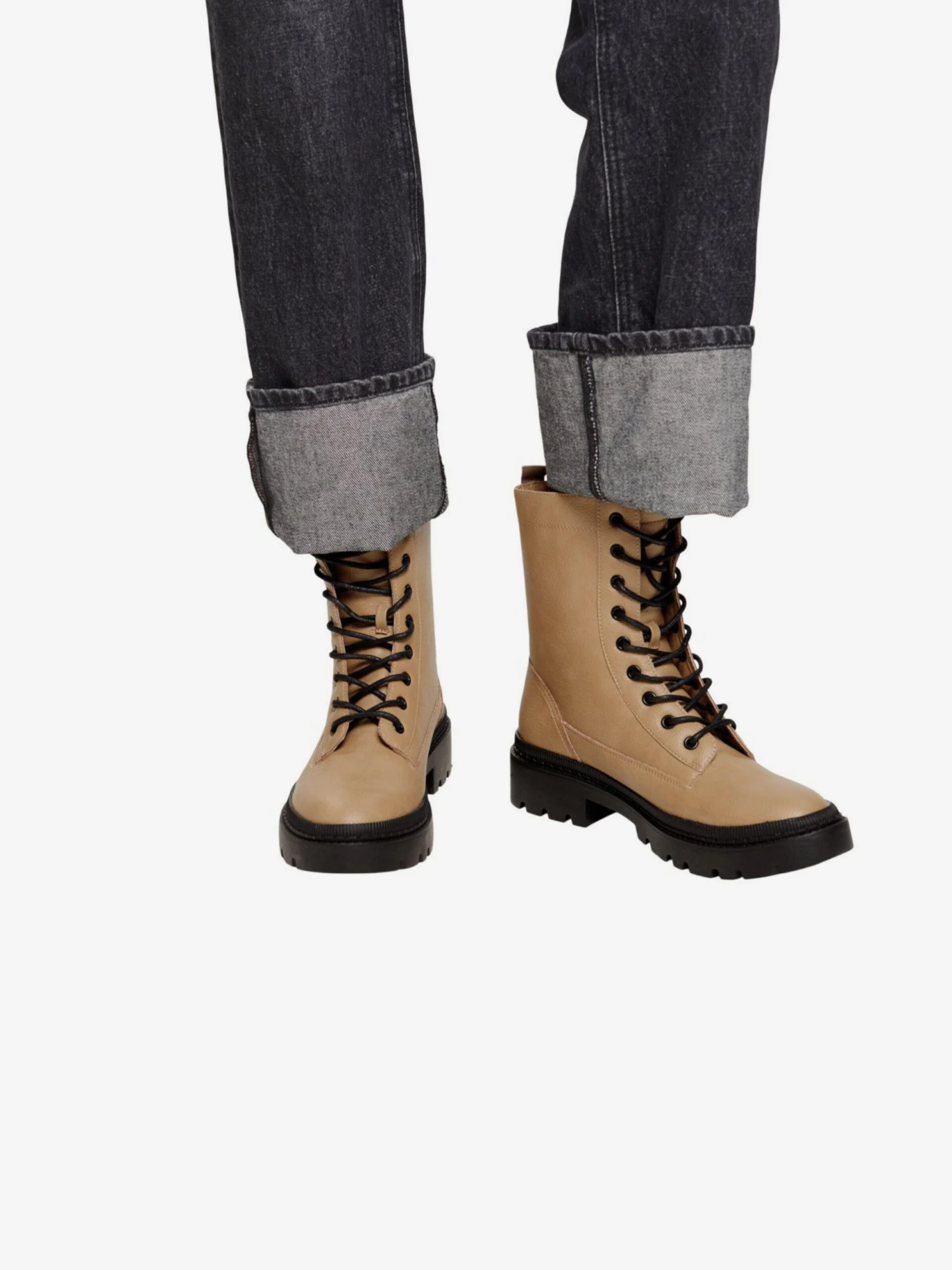 ESPRIT Enkellaarsjes Veterlaarsjes Dames Bruin 4 ESPRIT Enkellaarsjes Veterlaarsjes Dames Bruin - Afbeelding 2