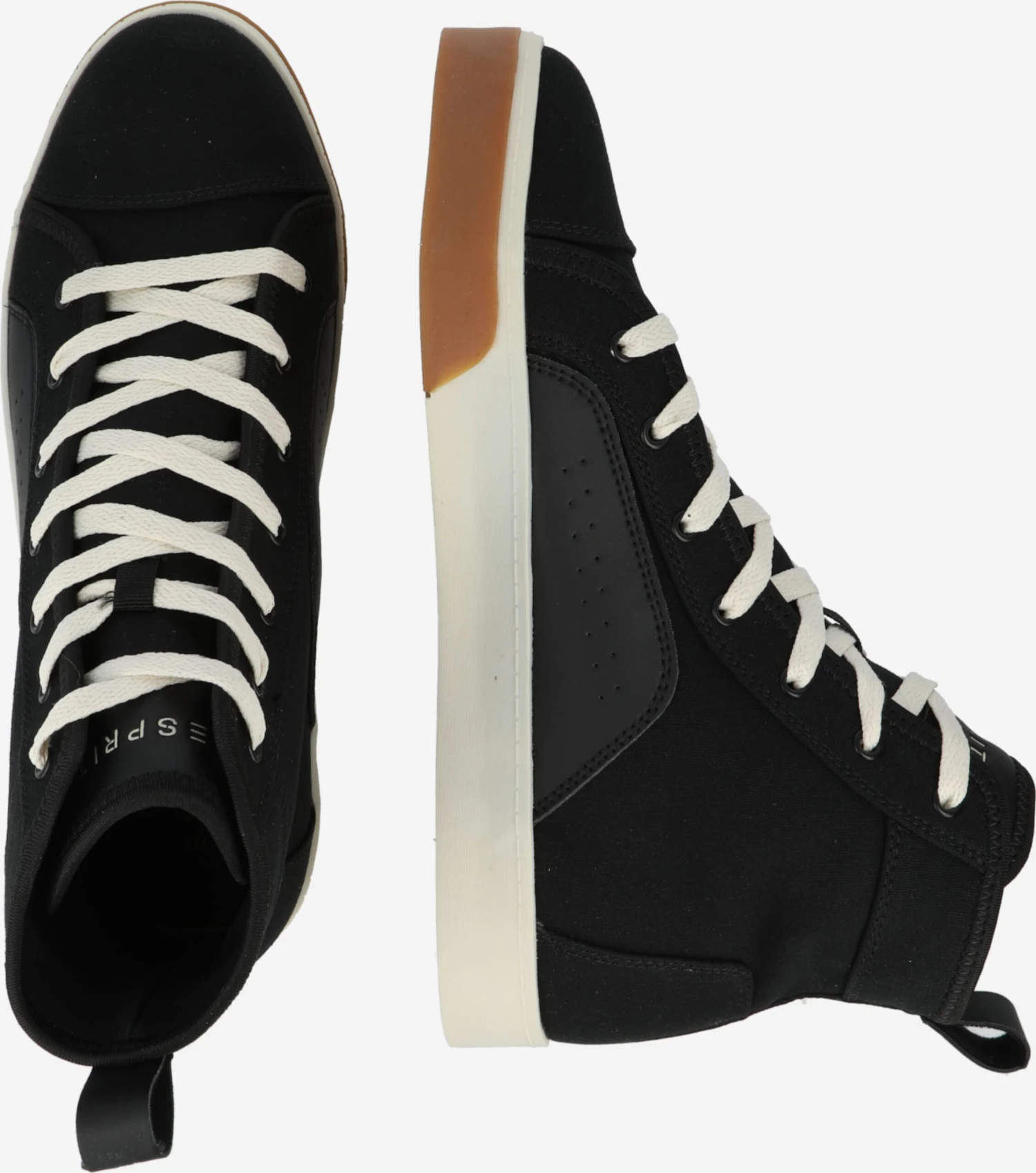 ESPRIT Hoge Sneakers Sneakers Hoog Heren Zwart 4 ESPRIT Hoge Sneakers Sneakers Hoog Heren Zwart - Afbeelding 2