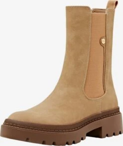 ESPRIT Enkellaarsjes Chelsea Boots Dames Cappuccino