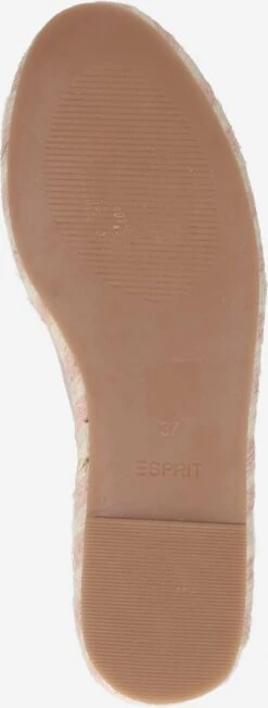 ESPRIT Lage Schoenen Espadrilles Dames Nude -Esprit e4c904d4da987247bf24daaef512ace4