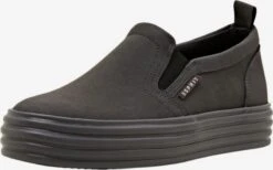 ESPRIT Slip-on Sneakers Slip-on Dames Zwart