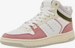 ESPRIT Hoge Sneakers Sneakers Hoog Dames Rosa / Wit